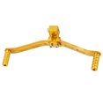 thumbnail image 1 of 11mm Universal Motorcycle Dual Way Gear Shift Lever Footrest Pedal Shifter Adapt Refit Accessories 50cc-160cc Gold Tone, 1 of 6