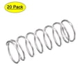 thumbnail image 1 of 11mmx0.9mmx30mm 304 Stainless Steel Compression Spring 11N Load Capacity 20 pcs, 1 of 5