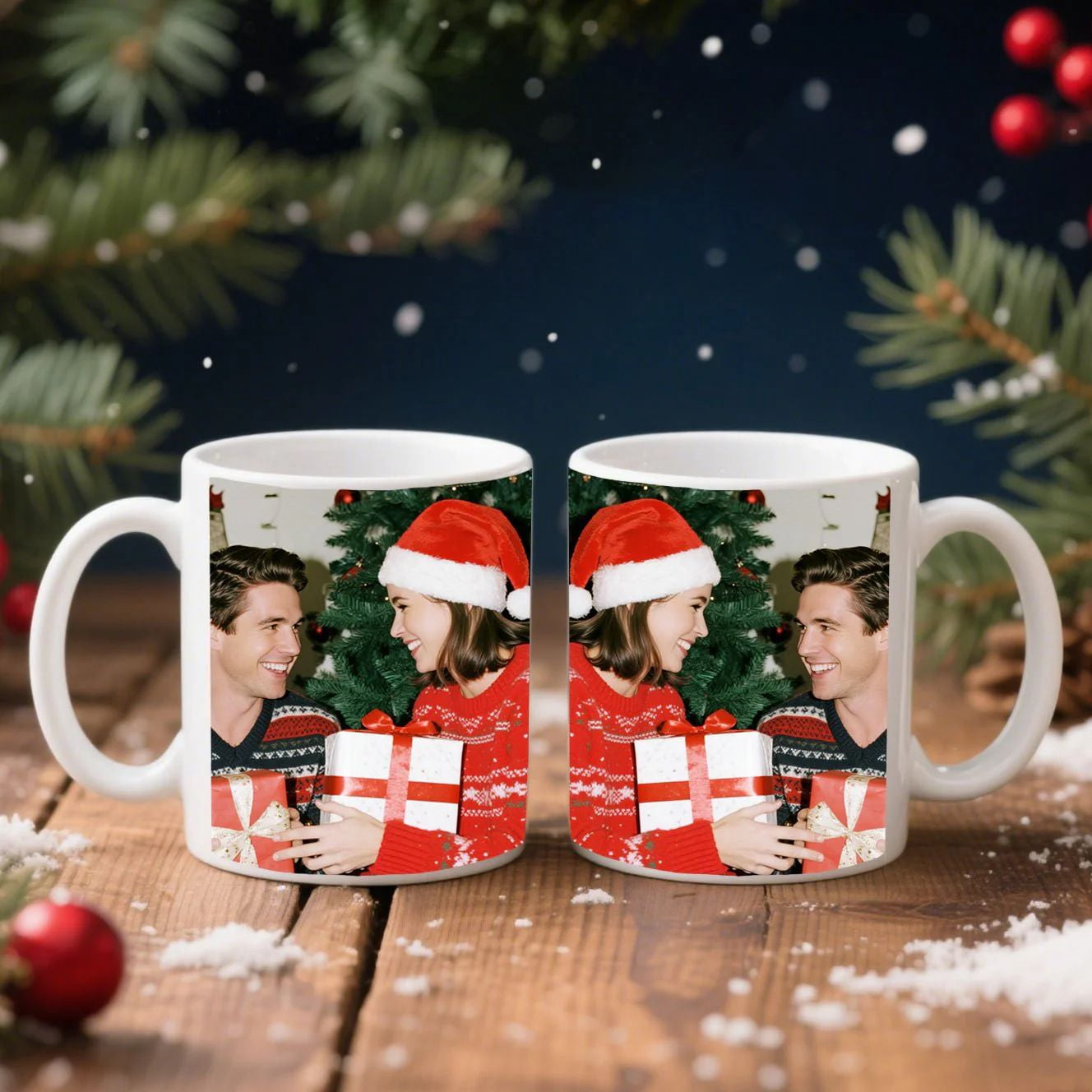 11oz Christmas Photo Gift