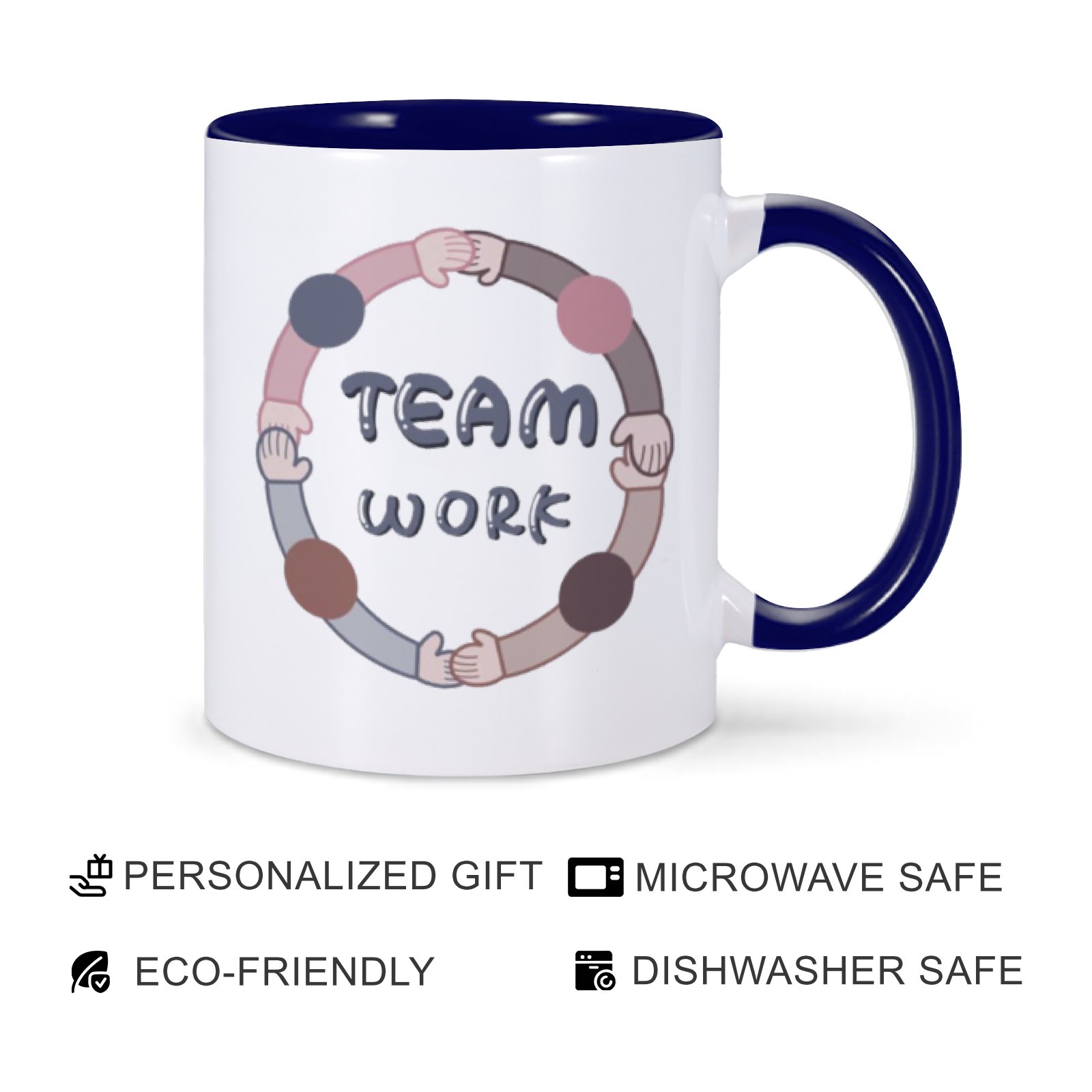 11oz Creative Team Ceramic Coffee Mug Milk Tea Hot Water Drinkware