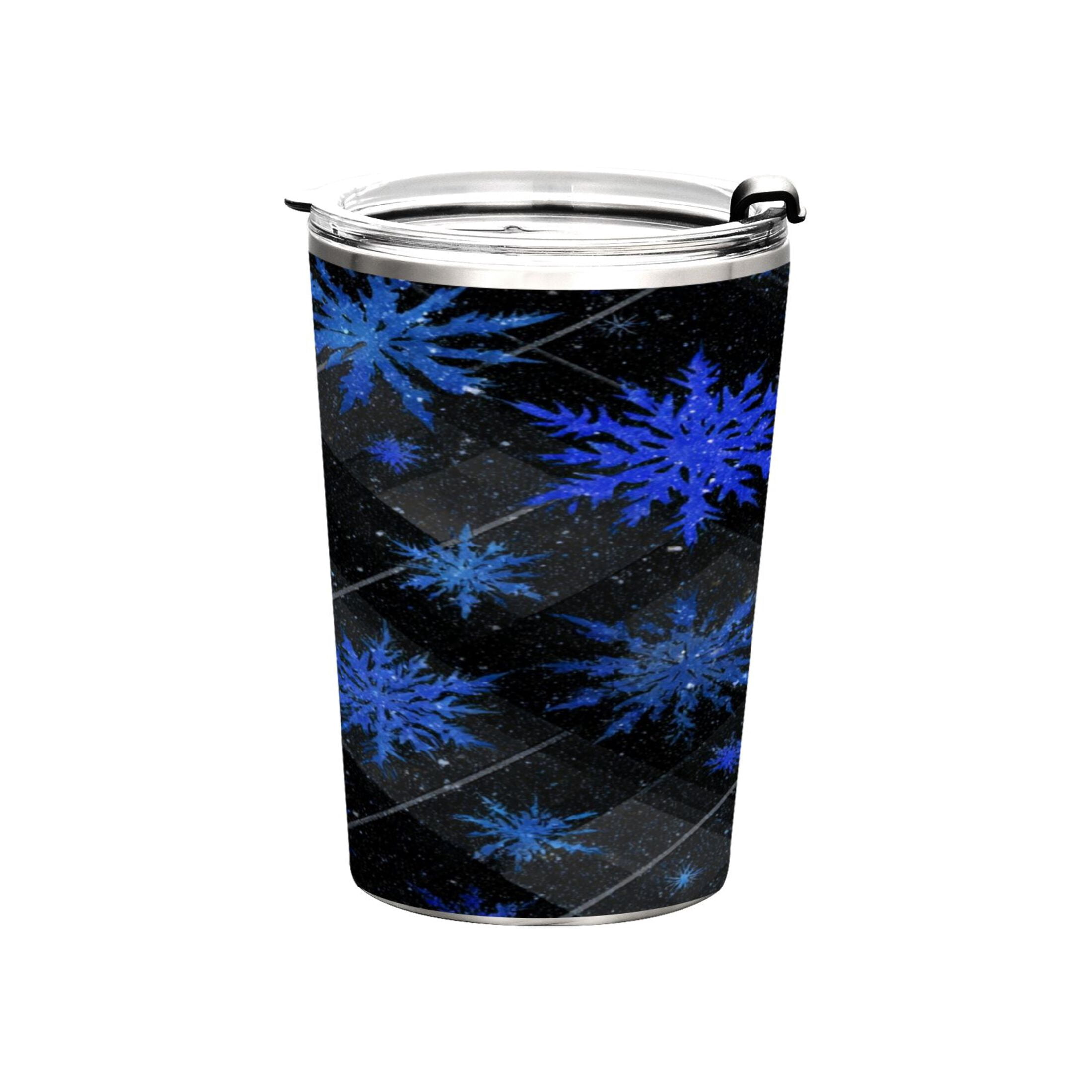 11oz Double-Wall Vacuum Insulated Stainless Steel Tumbler with Straws ...