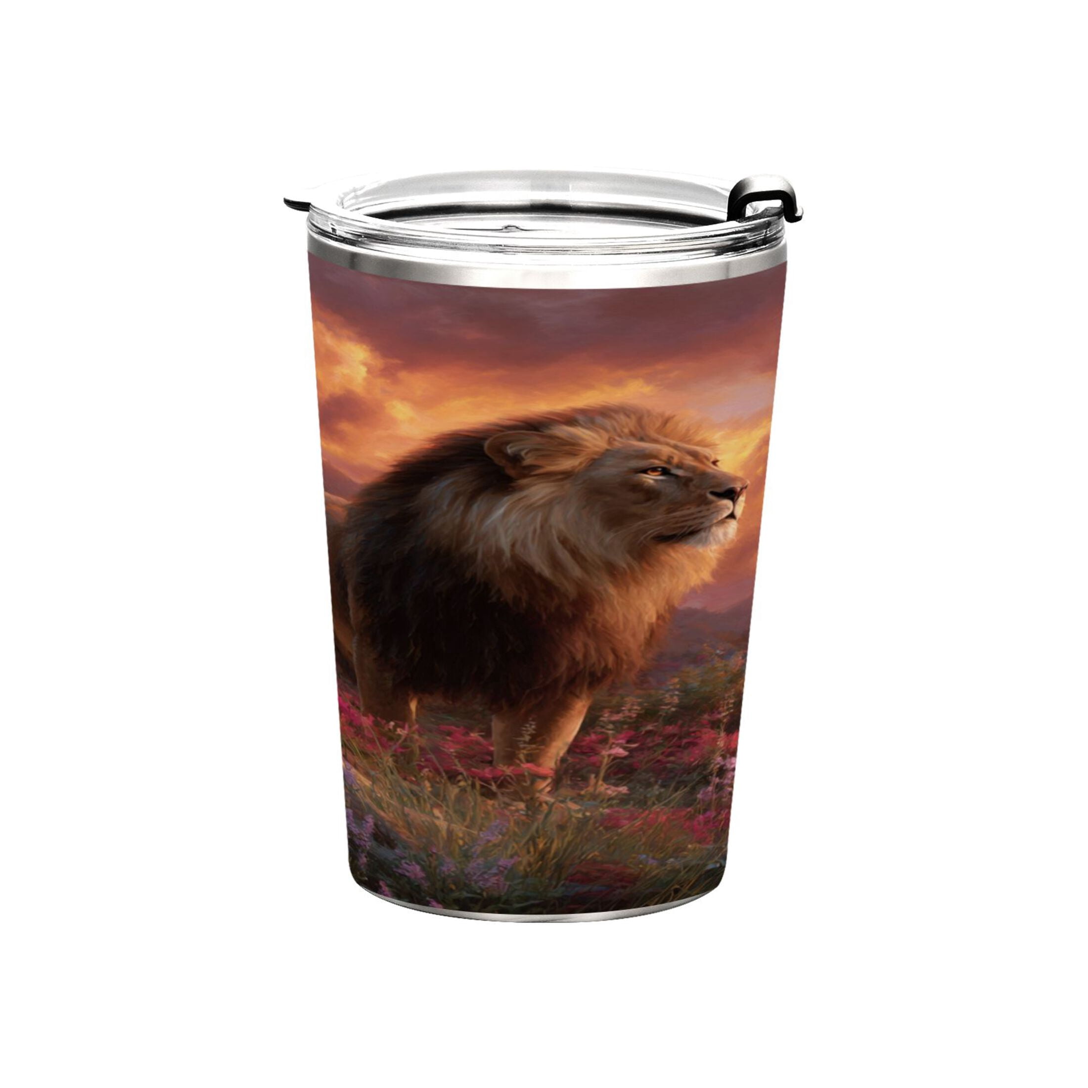 11oz Double-Wall Vacuum Insulated Stainless Steel Tumbler with Straws ...