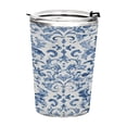 thumbnail image 1 of 11oz Double-Wall Vacuum Insulated Stainless Steel Tumbler with Straws Sports Mugs BPA-Free Vintage Watercolor Floral Pattern, 1 of 7