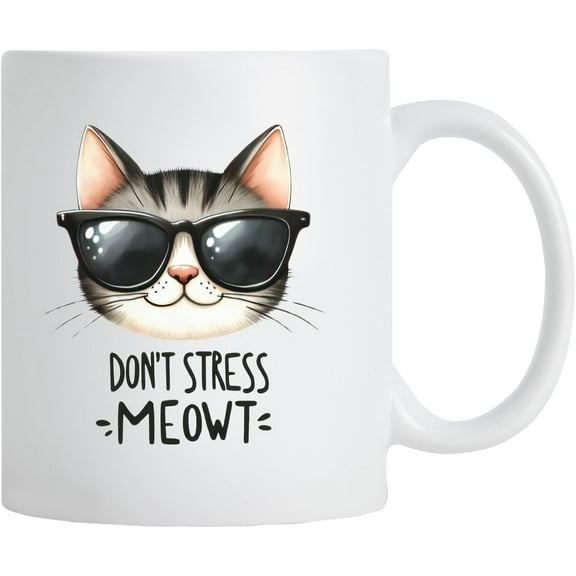 11oz Funny Sarcastic Quotes Coffee Mug β Hilarious Cup for Cat Lovers, Snarky Humor Tea Cup, Cat Mom Dad Gift Mug (I am not kitten around)