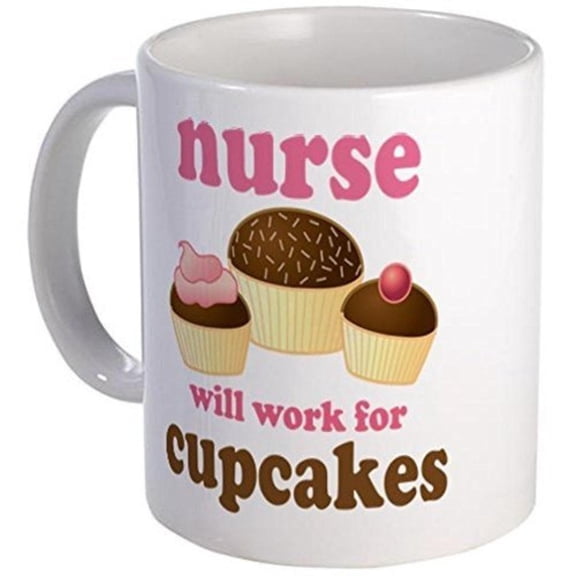 11oz mug Nurse Cupcakes Printed Ceramic Coffee Tea Cup