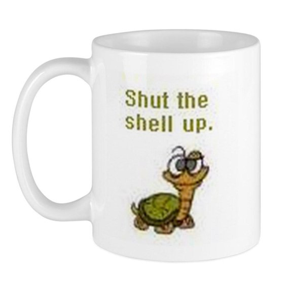 11oz mug Shut up Printed Ceramic Coffee Tea Cup