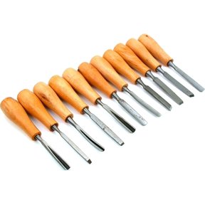 CNMF Wood Hand Chisels,12PCS Woodworking Professional Lathe Gouges ...