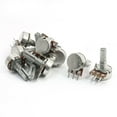 thumbnail image 1 of 11pcs 10K ohm Split Knurled Shaft Single Linear Rotary Potentiometer, 1 of 2