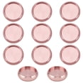 thumbnail image 1 of 11pcs Aluminium Alloy Binding Discs for Discbound Notebook Flat Round Rose golden 18x5mm Inner Diameter: 15mm, 1 of 6