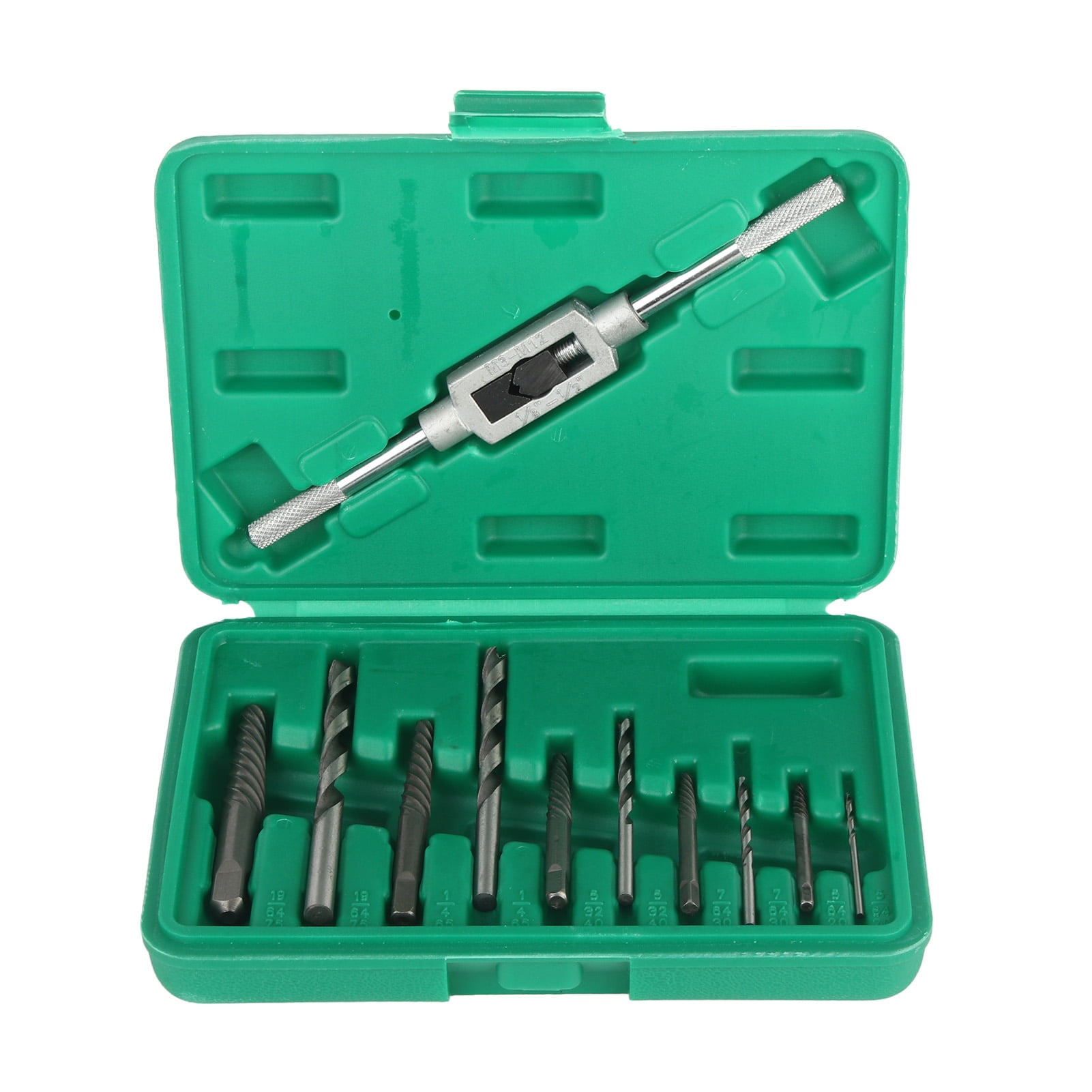11pcs Broken Screw Drill Bits and Extractor Set Bolts Fastners Taken