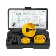 11pcs Hole Saw Pilot Drill Bit Kits for Plywood Drywall Wood Plastic