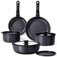 thumbnail interactive-video image 1 of GIPP 11 Pcs Ceramic Nonstick Cookware Sets,Pots and Pans Set Non Stick with Removable Handle, Oven Dishwashers Safe,Kitchen Cooking Set, 1 of 12