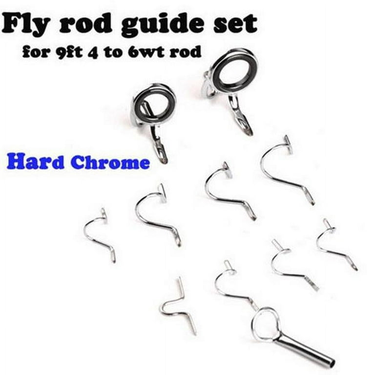11pcs / Rod Guide Set Guide Fly Fishing Accessories 
