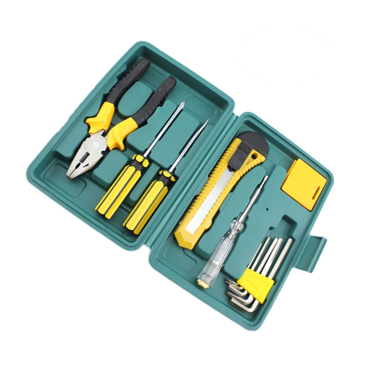 11pcs Screwdriver Set Repair Tool Kit with Hex Allen Wrench, Manual Saw