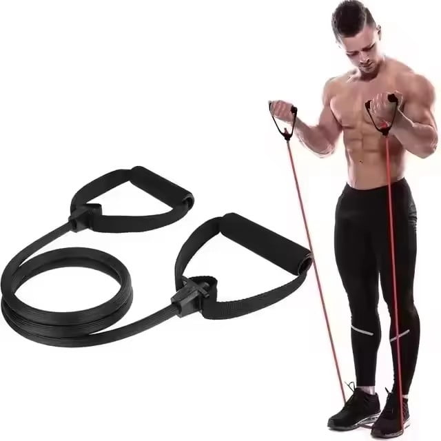 11pcs/Set Pull Rope, Resistance Bands, Portable Fitness Equipment, Ankle Strap, Chest Expander, Elastic Exercise Band Bold Sport