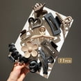 thumbnail image 1 of 11pcs Women's High-end Frosted Clip Set Women's Back Head Hair Shark Clip Headwear, 1 of 7