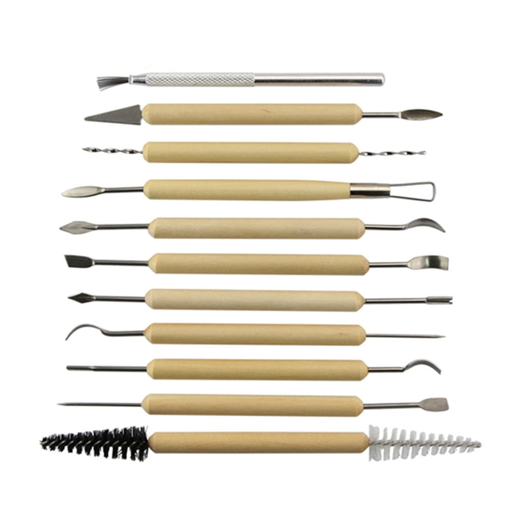 11pcs/set Clay Sculpture Pottery Tools Beginner's Clay Sculpting