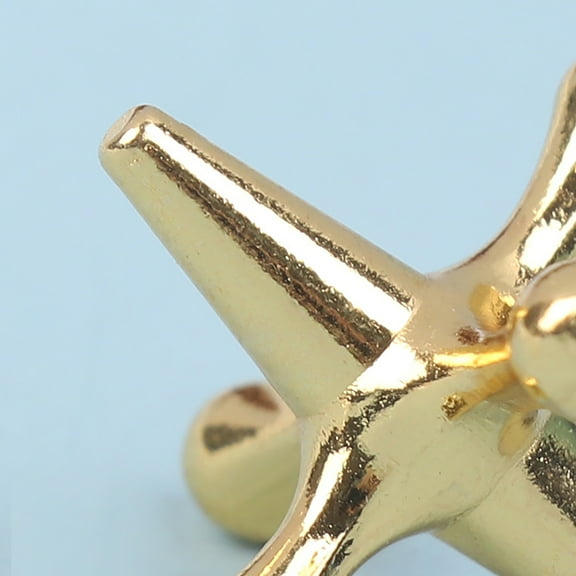 11pcs/set Metal Jack Game Retro Game With 10 Metal Jacks And 1 Balls Nostalgic Toys Intellectual Stress Relief Toys