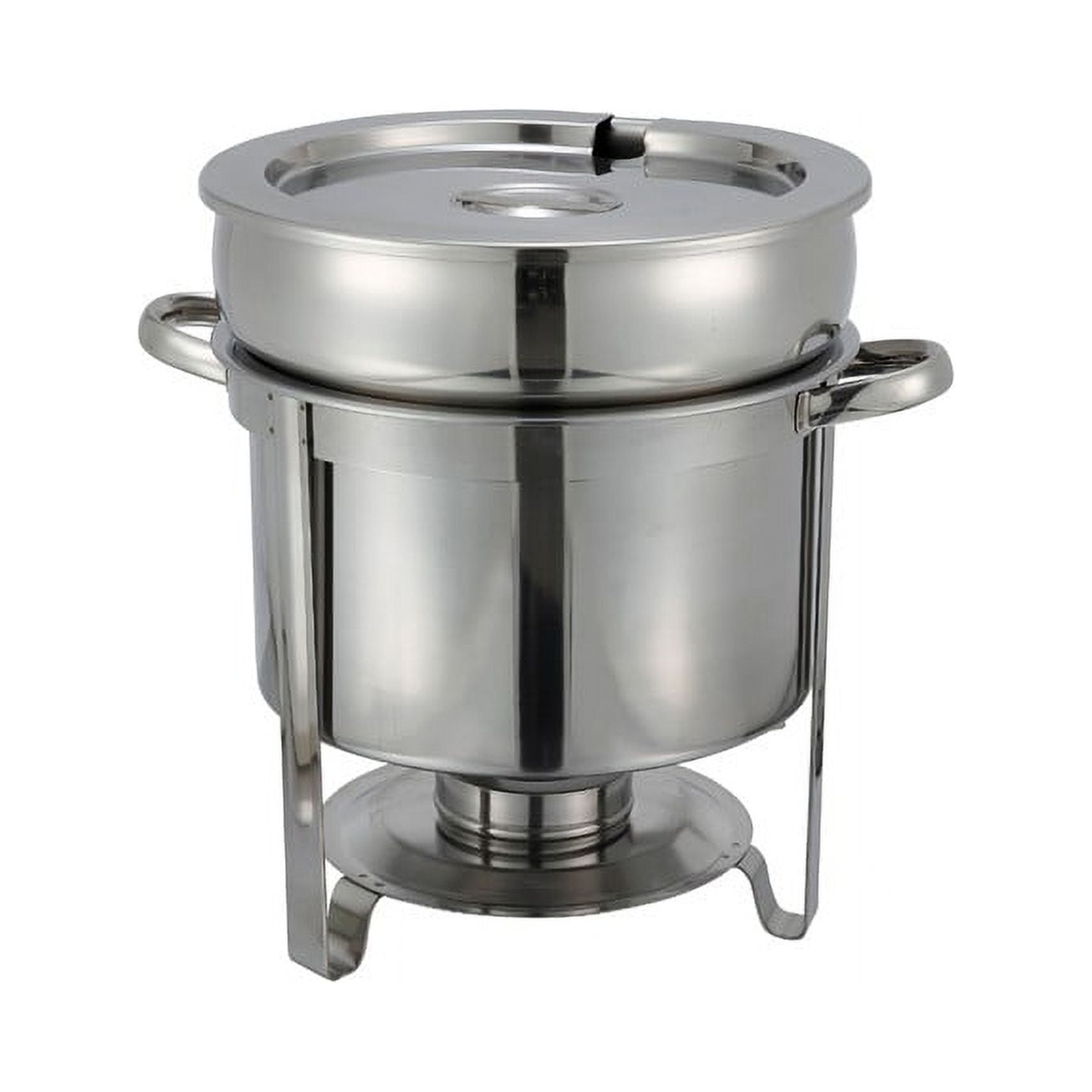Custom GLSW2 4 Quart and 11 Quart Pot Soup Warmer Set with Ladles