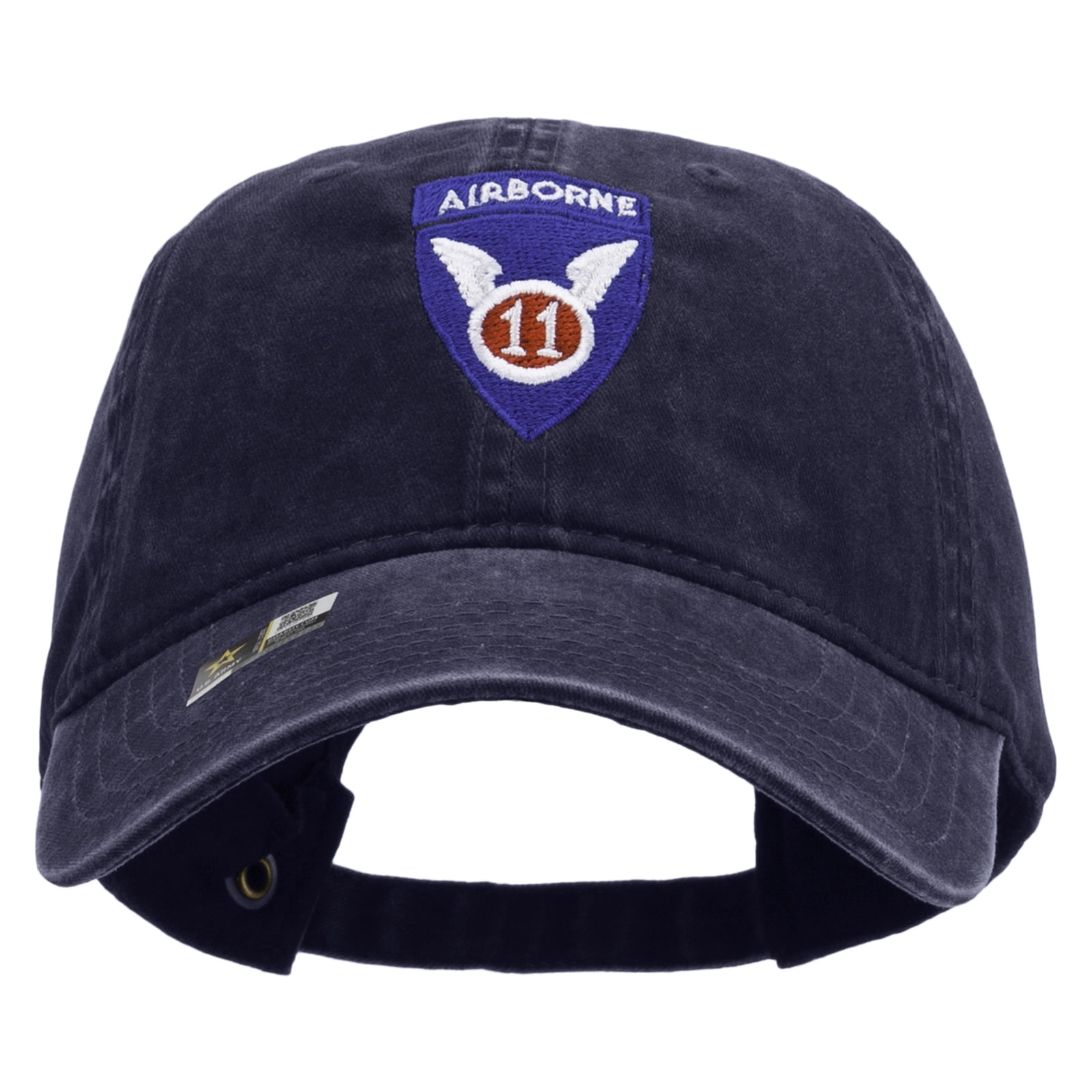 11th Airborne Division Embroidered Washed Solid Pigment Dyed Cotton ...
