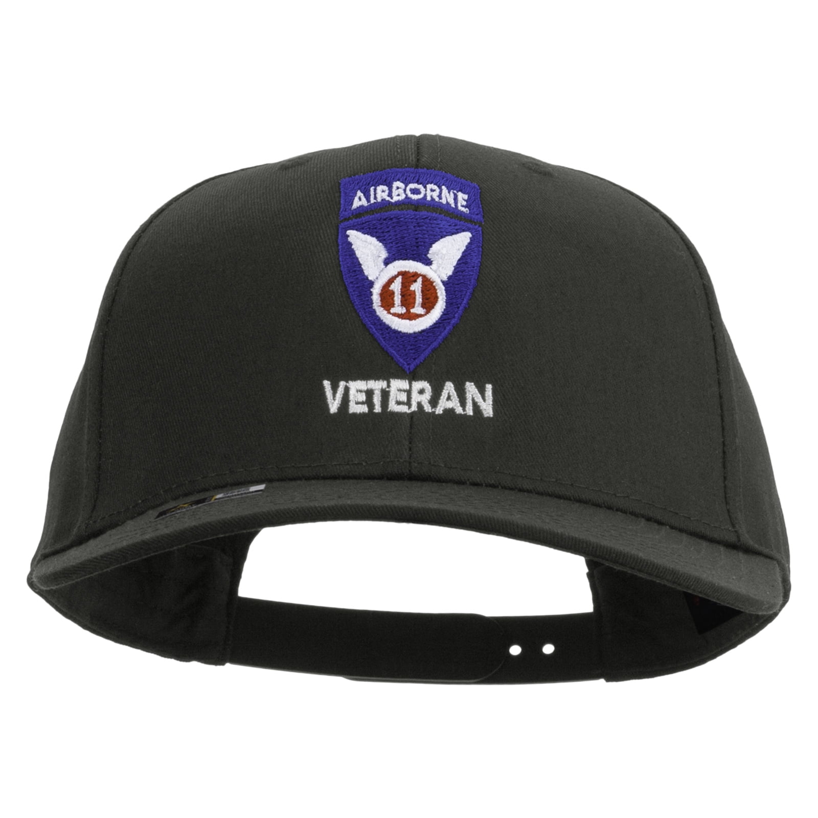 11th Airborne Division Veteran Embroidered Solid Cotton Twill Pro Style ...