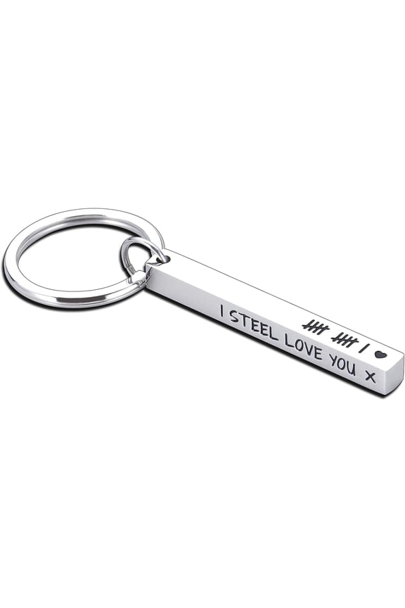 11th Anniversary Steel Gifts,11 Year Anniversary Steel Gifts for Him,Steel Gifts for 11th Anniversary,11 Year Anniversary Keychain Gifts Valentine Day Gifts Steel Anniversary Weeding Gifts for Her