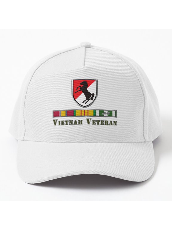 11th Armored Cavalry Regiment Baseball Cap, Military Unit Heritage Statement Hat