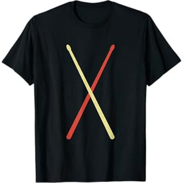 11th Birthday 11 Year Old Kids Drumsticks Roman Numerals TShirt