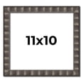 thumbnail image 1 of 11x10 Frame Black Brown Chestnut Mosaic Solid Wood Picture Frame | 1.125 Inch Moulding Width |, 1 of 8