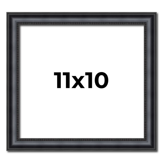 11x10 Frame Black Real Wood Picture Frame Width 1.25 inches | Interior Frame Depth 0.5 inches |
