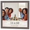 thumbnail image 1 of 11x10 Frame Blue Kingsley Pewter Solid Wood Picture Frame Width 0.75 Inches |Interior Depth 0.5, 1 of 8