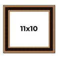 thumbnail image 1 of 11x10 Frame Gold Brown Plein Air Vintage Solid Wood Picture Frame | 1.75 Inches Moulding Width |, 1 of 8