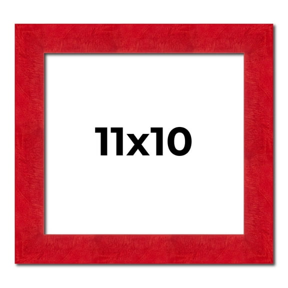 11x10 Frame Red Burl Solid Wood Picture Frame Width 1.75 Inches | Interior Frame Depth 0.5 Inches |