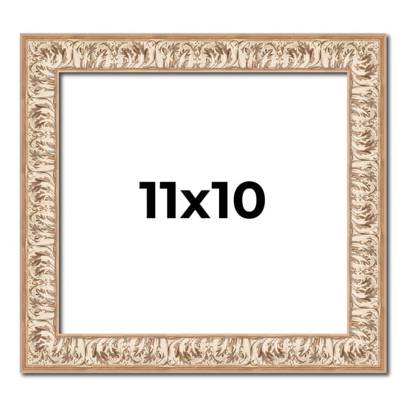11x10 Frame White Real Wood Picture Frame Width 1.5 inches | Interior Frame Depth 0.5 inches |