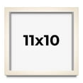 thumbnail image 1 of 11x10 Frame White Wash Solid Wood Picture Frame | 0.8125 Inch Moulding Width | Includes UV Acrylic, 1 of 8