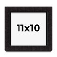 thumbnail image 1 of 11x10 Shadow Box Black Solid Wood Display Picture Frame | 1 Inch Rabbet Depth | | 1.375 Inch, 1 of 4