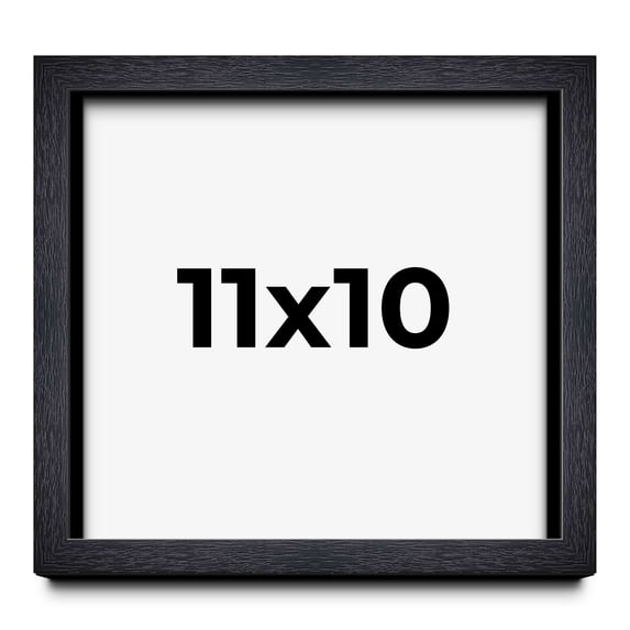 11x10 Shadow Box Frame Black | 1 Inches Deep Real Wood Farmhouse ...