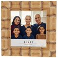 thumbnail image 1 of 11x11 Frame Beige Real Wood Picture Frame Width 3 inches | Interior Frame Depth 0.5 inches |, 1 of 8