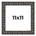 thumbnail image 1 of 11x11 Frame Black-Brown Medieval Solid Wood Picture Frame | 1.5 Inch Moulding Width | Gotham, 1 of 8