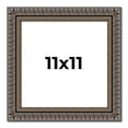 thumbnail image 1 of 11x11 Frame Black Feather Payton Ornate Solid Wood Picture Frame Width 1.75 Inches | Interior Depth, 1 of 8
