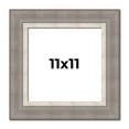 thumbnail image 1 of 11x11 Frame Grey Real Wood Picture Frame Width 2.75 Inches | Interior Frame Depth 0.5 Inches |, 1 of 8