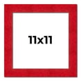 thumbnail image 1 of 11x11 Frame Red Burl Solid Wood Picture Frame Width 1.75 Inches | Interior Frame Depth 0.5 Inches |, 1 of 8