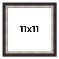 thumbnail image 1 of 11x11 Frame Silver Real Wood Picture Frame Width 1.25 Inches | Interior Frame Depth 0.75 Inches |, 1 of 8