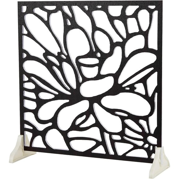 11x11" Lotus Pattern Wooden Background Plates Square Wood Window Photography Board for Photo Tabletop Backdrops Wall Decoration for DIY