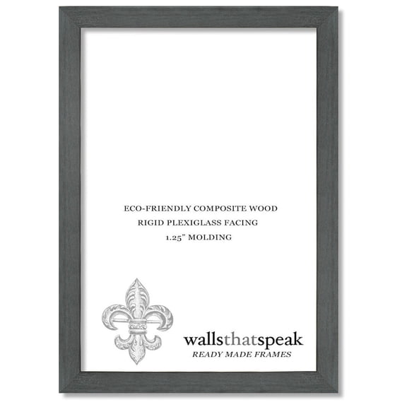 11x11 Slate Gray Picture Frame for Puzzles Posters Photos or Artwork