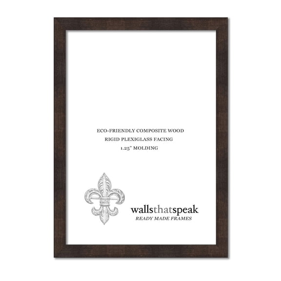 11x12 Espresso Brown Picture Frame for Puzzles Posters Photos or Artwork