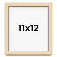 thumbnail image 1 of 11x12 Frame Beige Real Wood Picture Frame Width 0.75 inches | Interior Frame Depth 0.5 inches |, 1 of 8