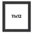 thumbnail image 1 of 11x12 Frame Black Real Wood Picture Frame Width 1.25 Inches | Interior Frame Depth 0.5 Inches |, 1 of 8
