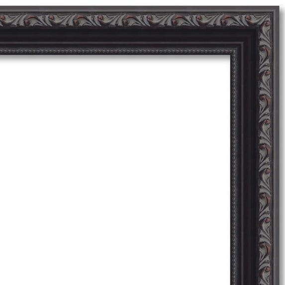 11x13 Antique Red Picture Frame - UV Acrylic, Foam Board Backing, Hanging Hardware