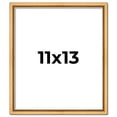 thumbnail image 1 of 11x13 Frame Beaded Gold Solid Wood Picture Frame | 0.75 Inches Moulding Width | Liscio Oro, 1 of 8